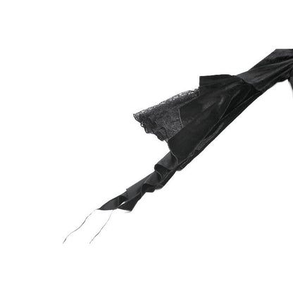 Dark in Love Gothic Velvet Lace High-Neck Top