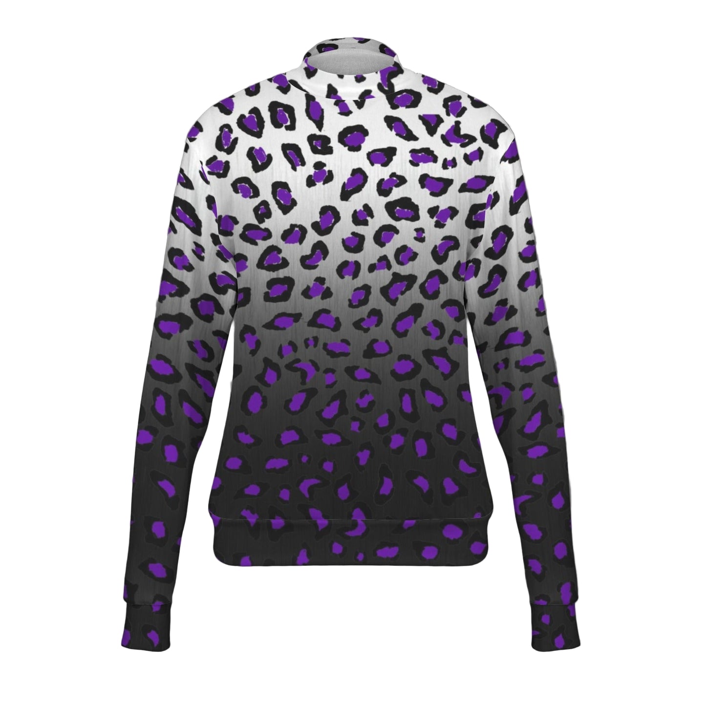 ANTIBrand Panther of Steel purple leopard gradient sweatshirt