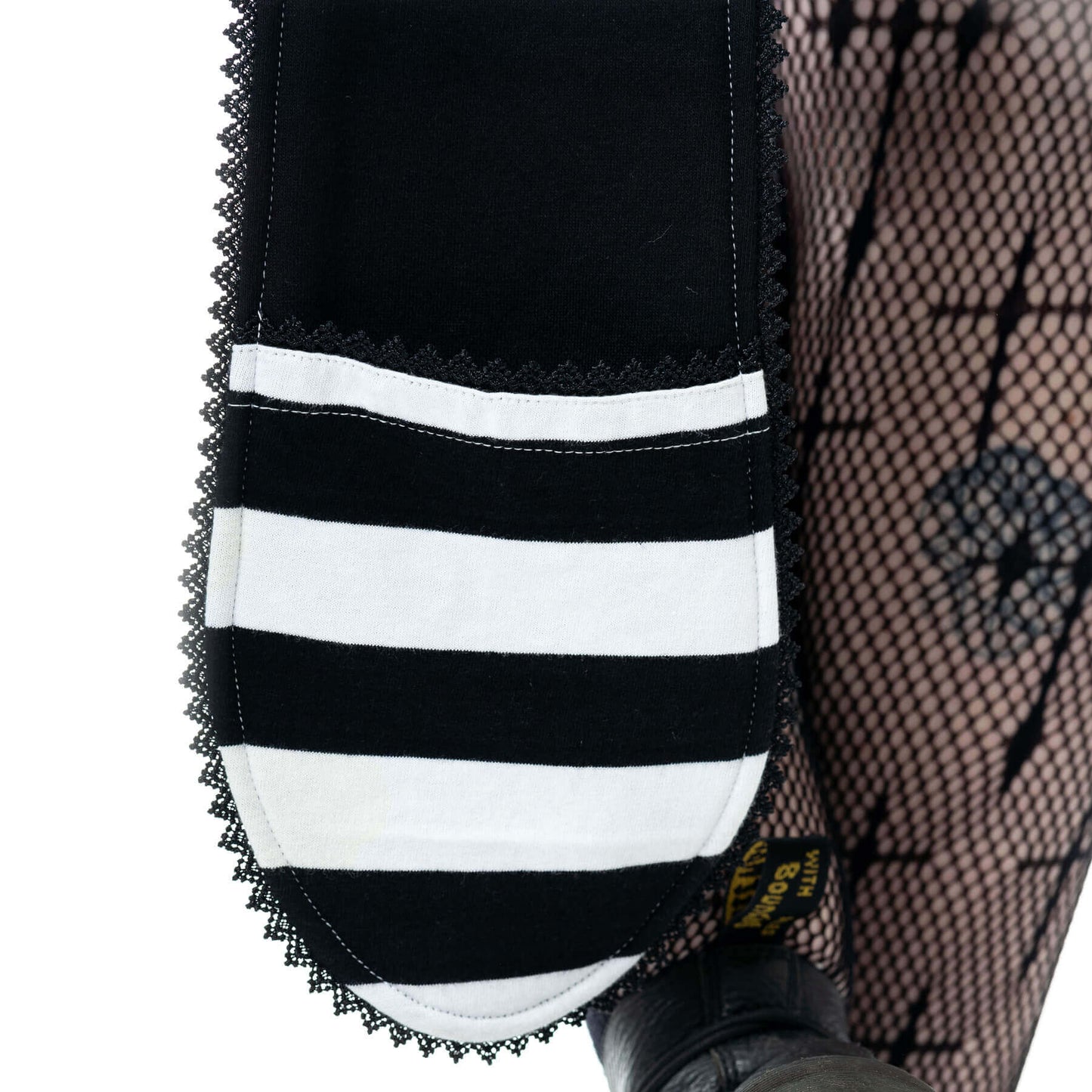 Cupcake Cult Hypno Bunny Hood in Black and White