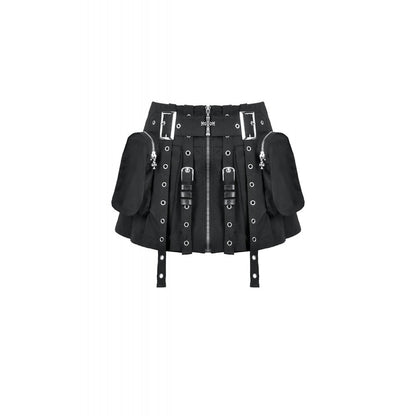 Dark in Love Metal Tactical Punk Skirt