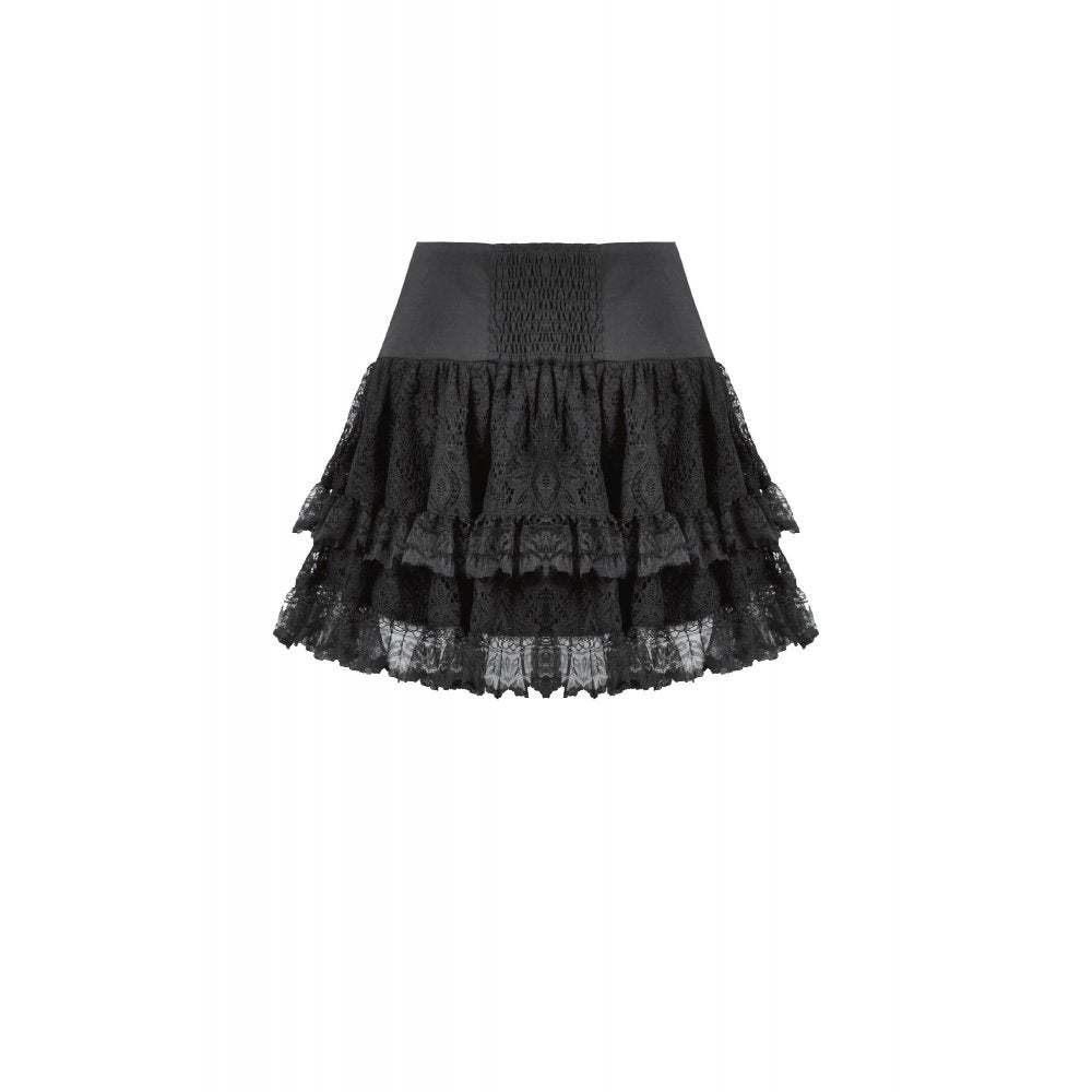 Dark in Love Astrid Lace Buckle Skirt