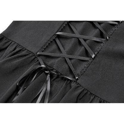 Dark in Love High Neck Mesh Lace Cold-Shoulder Dress