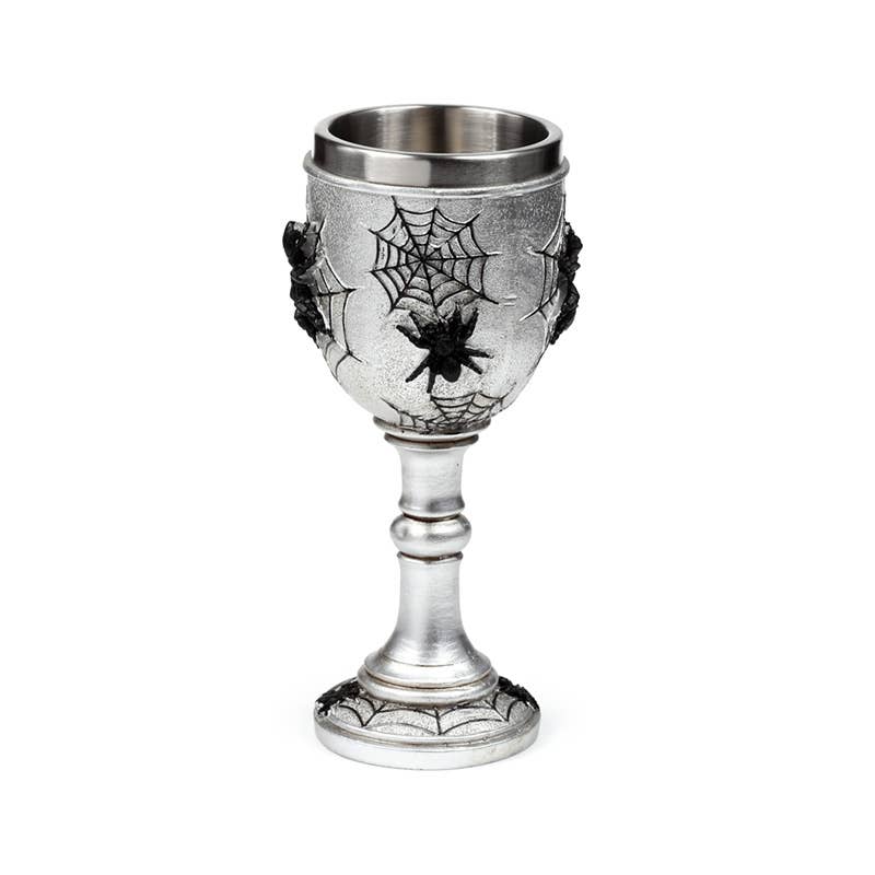 Gothic Gifts Decorative Spider Web Goblet