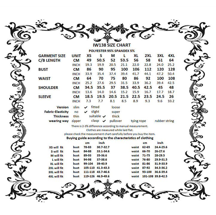 Dark in Love Gothic Lace Waist-Shaping Blouse