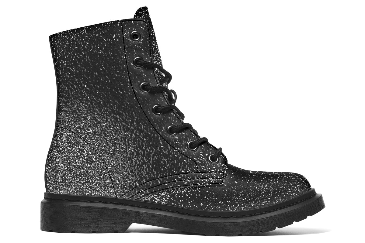 Inside view of Left I Like my Metal Heavy boots