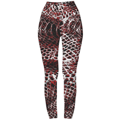 ANTIBrand Misfits Rack - Basilisk Skin Gym Leggings - L (UK 14)