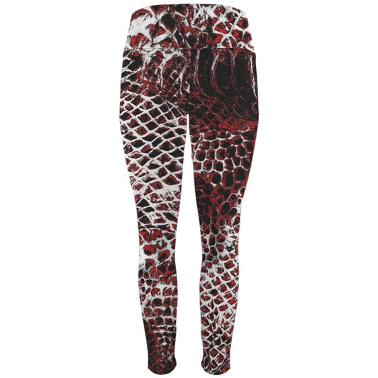 ANTIBrand Sportswear Basilisk Skin Gym Leggings with Pockets