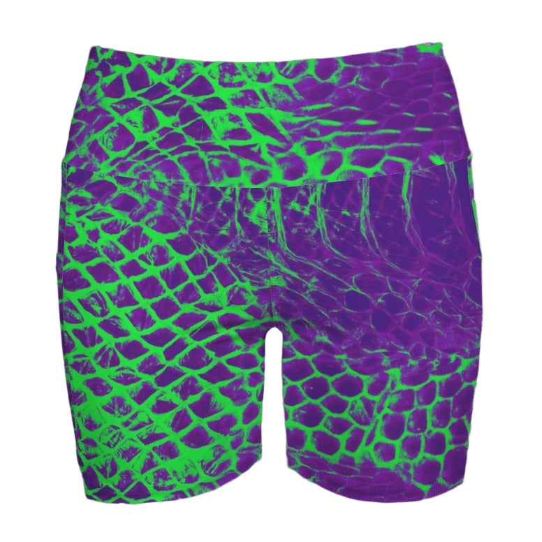 ANTIBrand Shedding Skin Monster Skin Cycling Shorts with Pockets