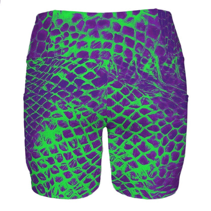 ANTIBrand Shedding Skin Monster Skin Cycling Shorts with Pockets