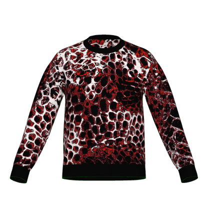 ANTIBrand Basilisk Skin gothic knit jumper front view
