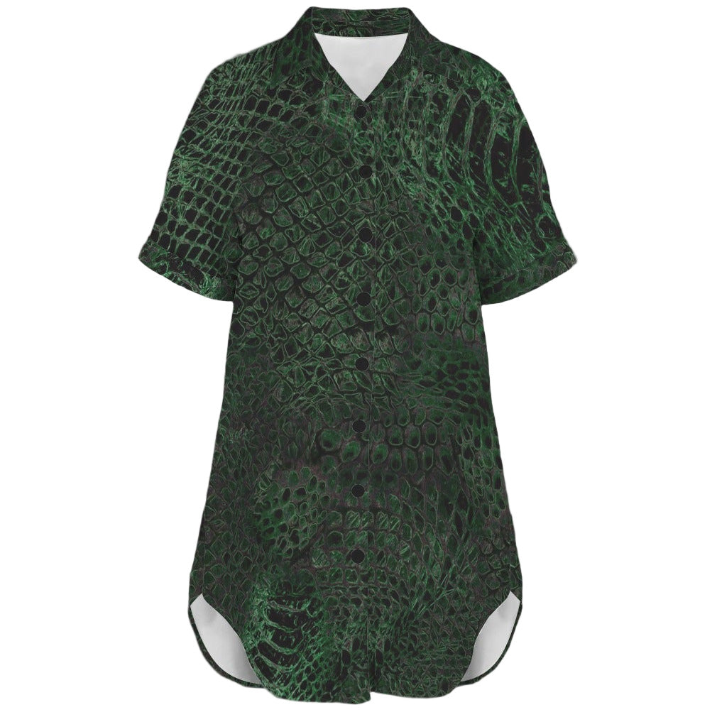 ANTIBrand Shedding Skin Dragon Skin Shirt Dress