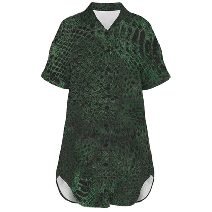 ANTIBrand Shedding Skin Dragon Skin Shirt Dress
