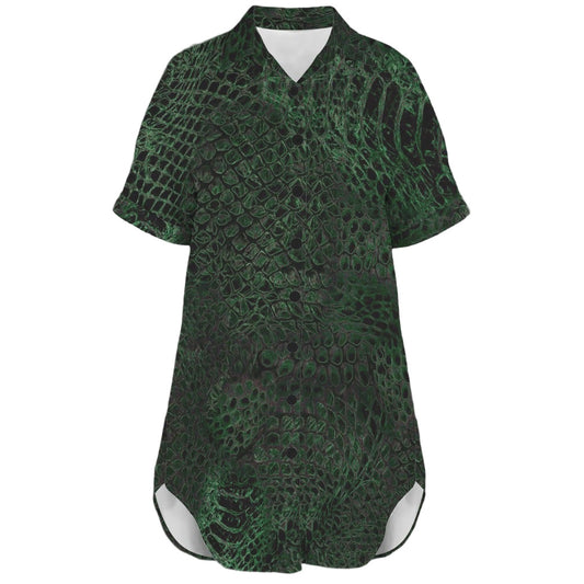 ANTIBrand Shedding Skin Dragon Skin Shirt Dress