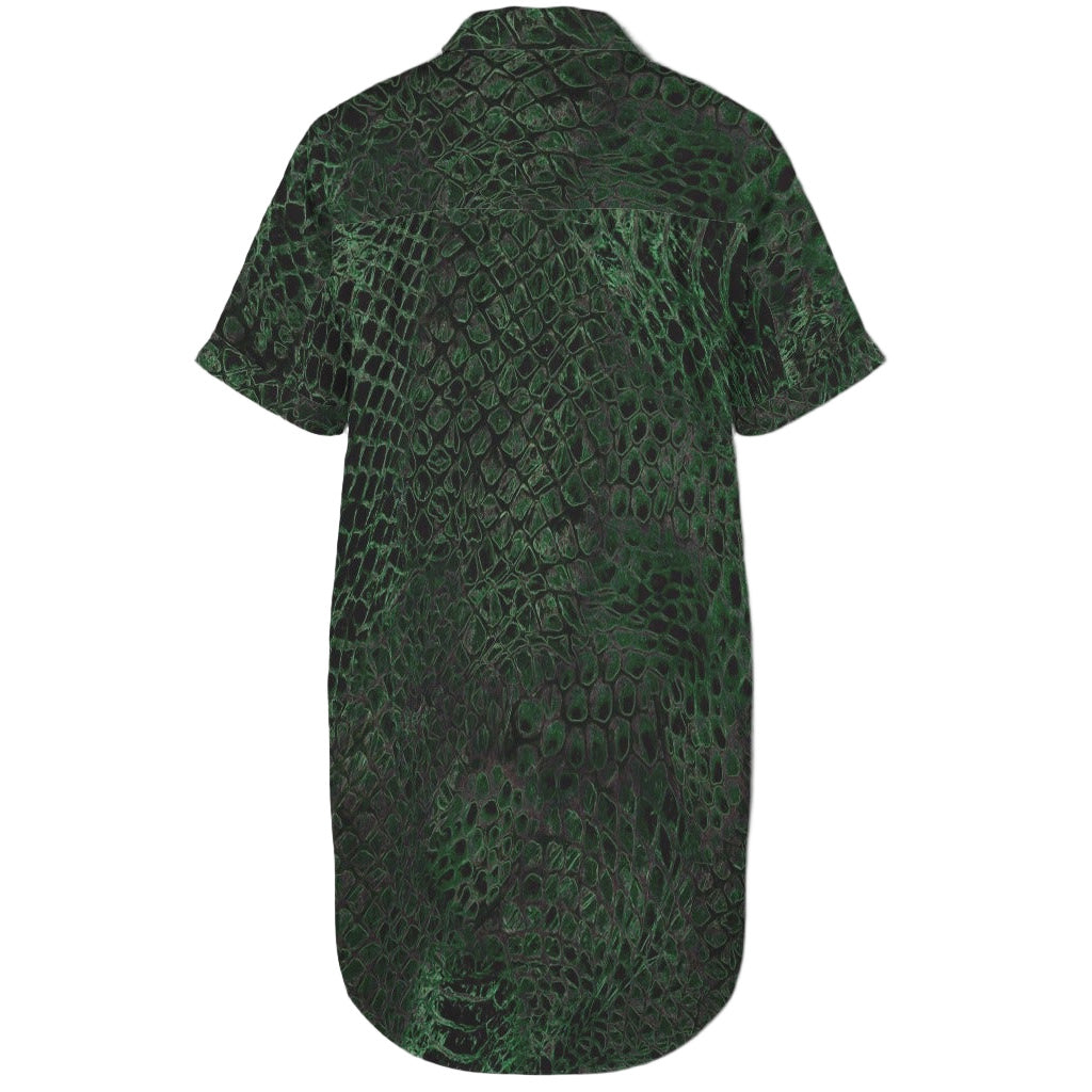 ANTIBrand Shedding Skin Dragon Skin Shirt Dress