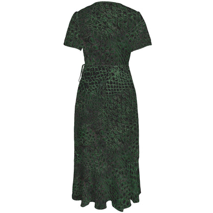 ANTIBrand Shedding Skin Dragon Skin Wrap Dress