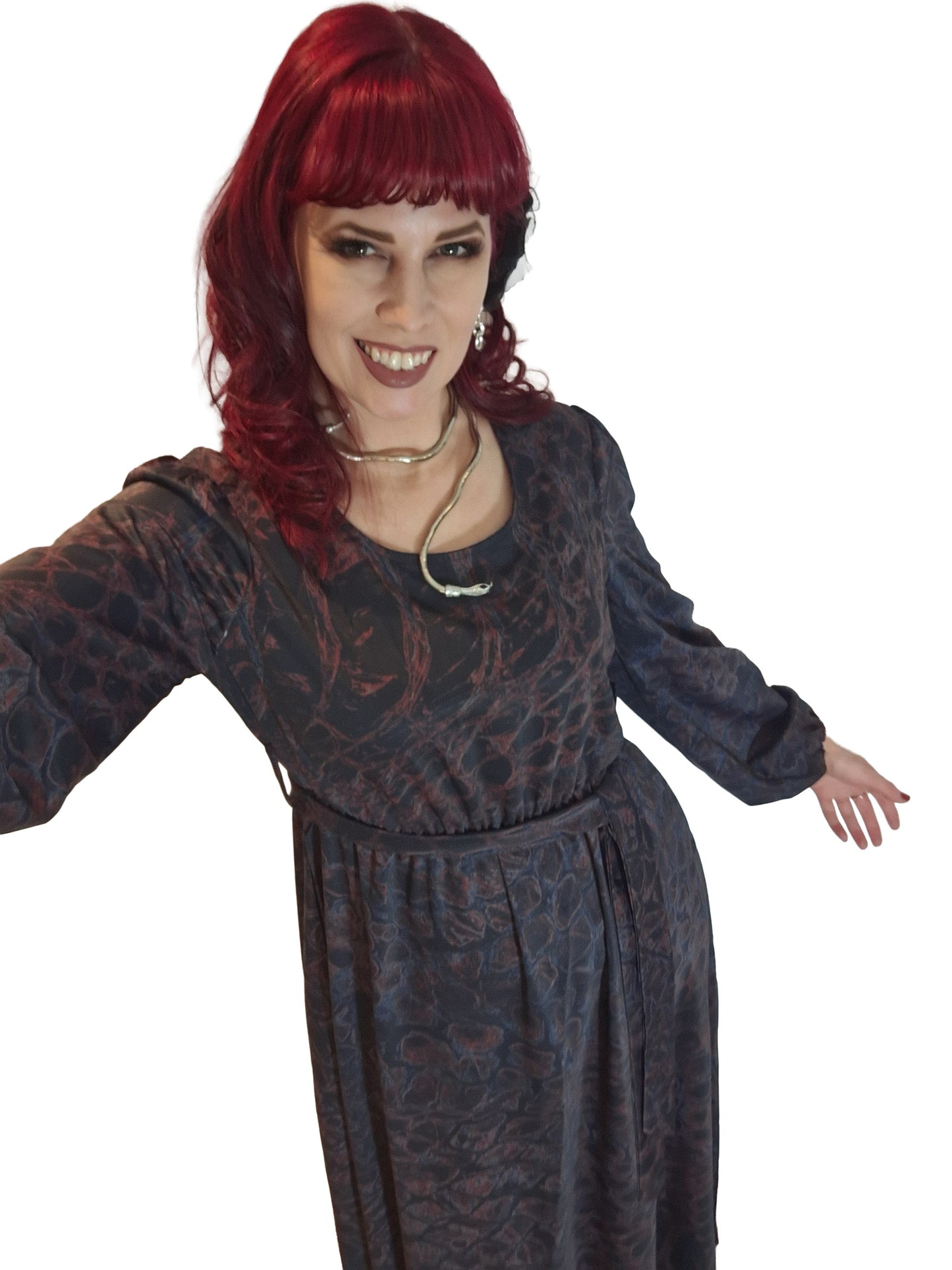 ANTIBrand Misfits Rack - Wyvern Skin Maxi Dress - S (Best Fits UK 10–12)