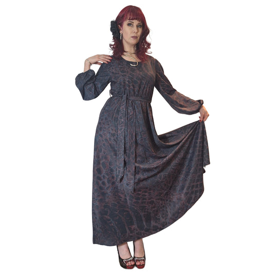 ANTIBrand Misfits Rack - Wyvern Skin Maxi Dress - S (Best Fits UK 10–12)