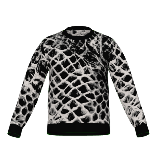 ANTIBrand Snakeskin Effect Knit Jumper – Front View