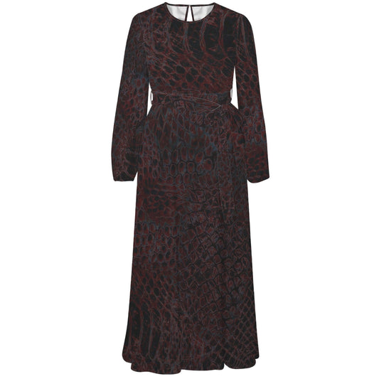 ANTIBrand Shedding Skin Wyvern Skin Maxi Dress