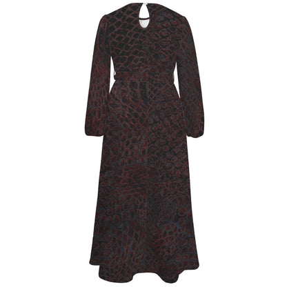 ANTIBrand Misfits Rack - Wyvern Skin Maxi Dress - S (Best Fits UK 10–12)