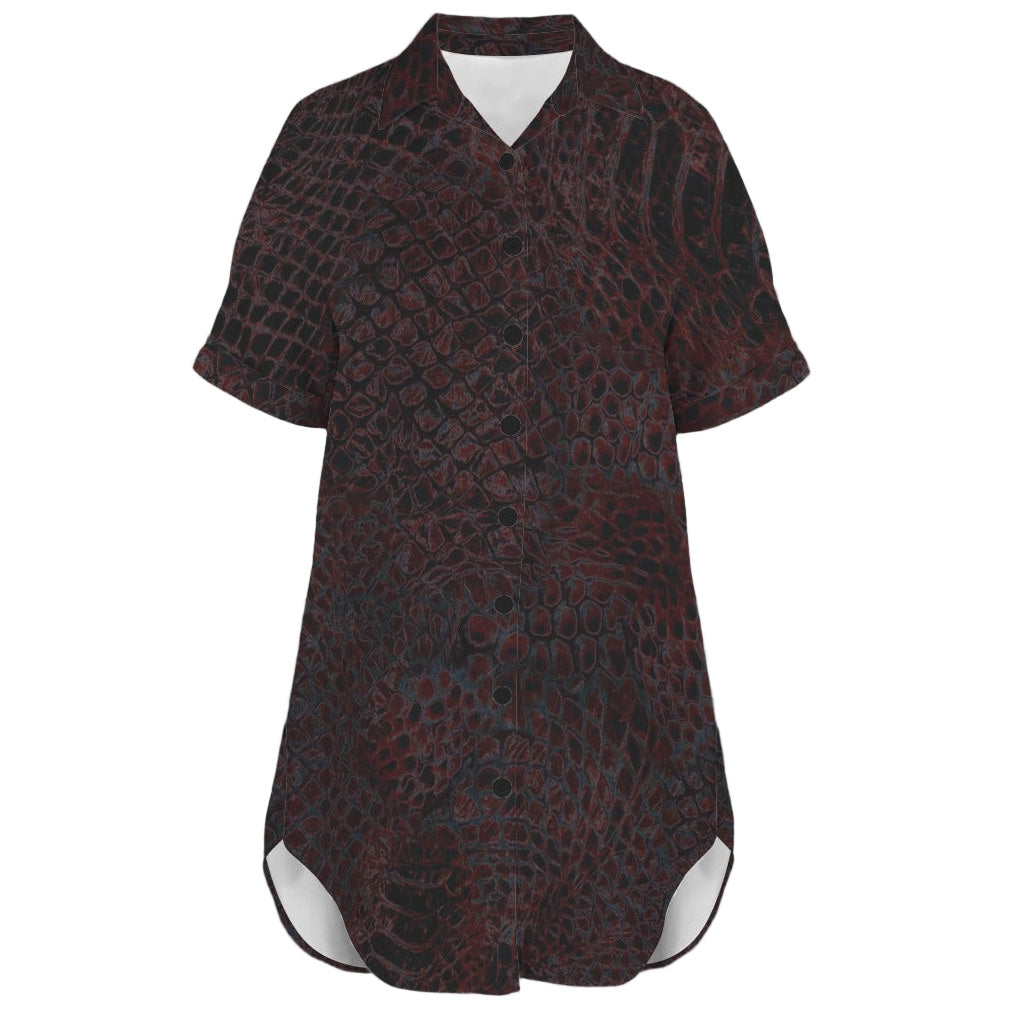 ANTIBrand Shedding Skin Wyvern Skin Shirt Dress
