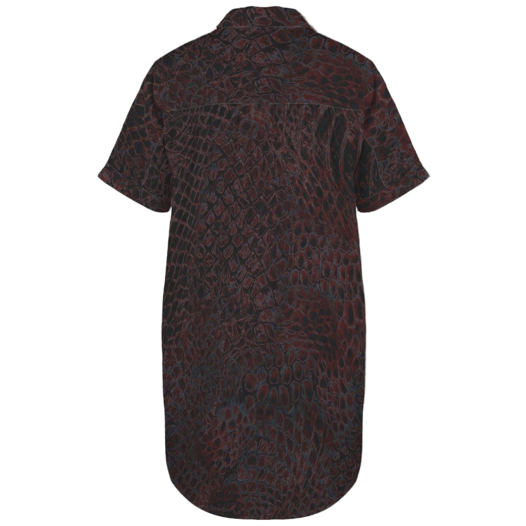 ANTIBrand Shedding Skin Wyvern Skin Shirt Dress
