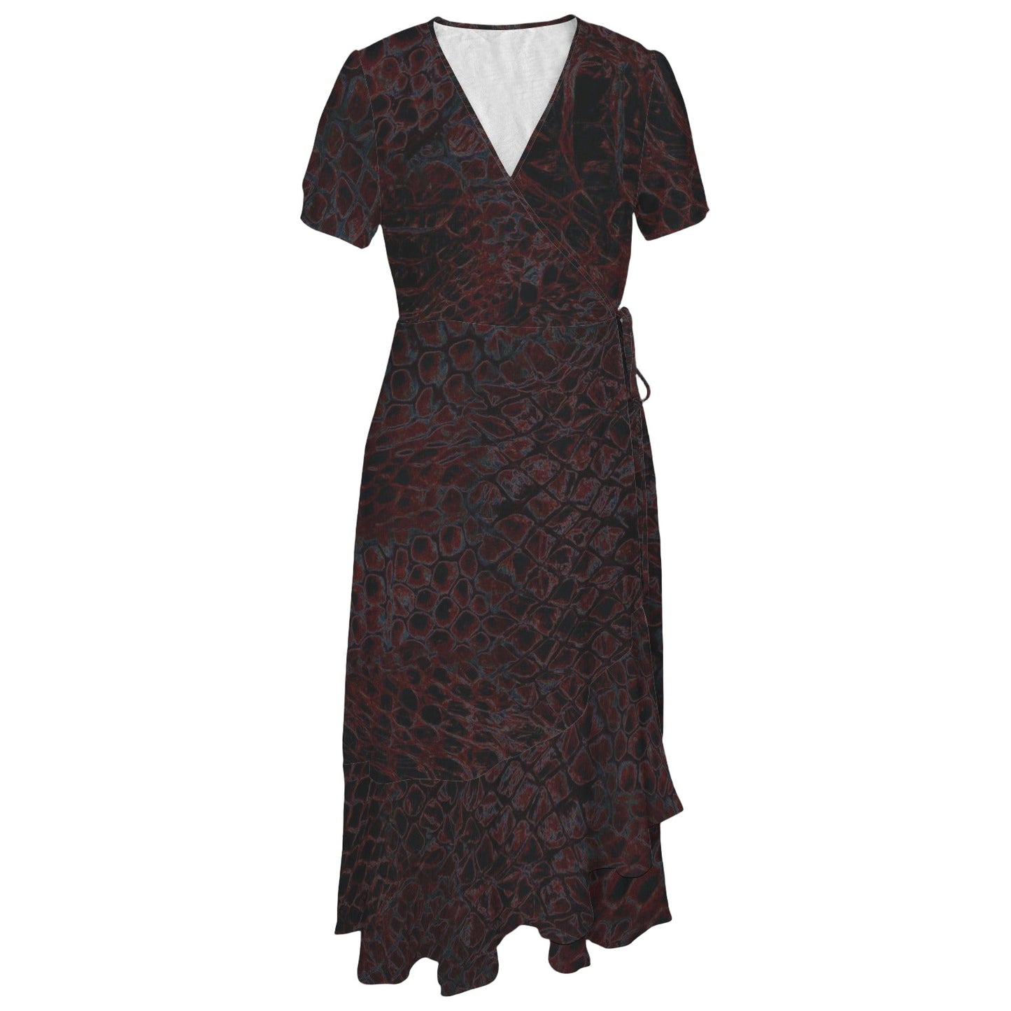 ANTIBrand Shedding Skin Wyvern Skin Wrap Dress