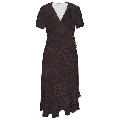 ANTIBrand Shedding Skin Wyvern Skin Wrap Dress