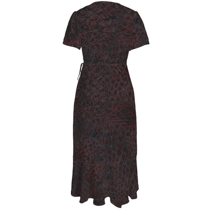 ANTIBrand Shedding Skin Wyvern Skin Wrap Dress