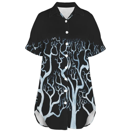 ANTIBrand x DevilBoy Crooked Forest Shirt Dress