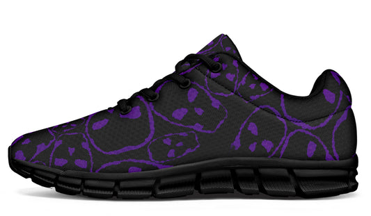 ANTIBrand Tumbling Purple Skulls Active Trainers
