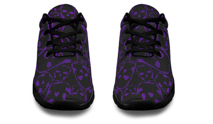 ANTIBrand Tumbling Purple Skulls Active Trainers