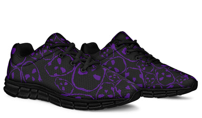 ANTIBrand Tumbling Purple Skulls Active Trainers
