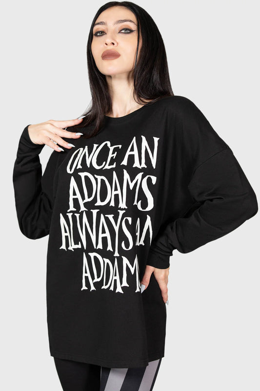 Killstar Addams Sweatshirt - Kate's Clothing