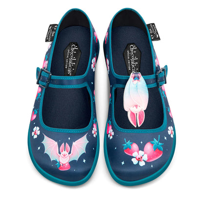 Hot Chocolate Alpine Bat Mary Jane Flats - Kate's Clothing