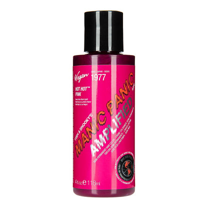 Manic Panic Amplified Hot Hot Pink stunning bright UV reactive vegan semi-permanent dye