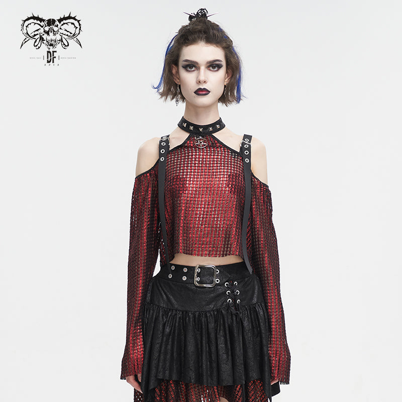 Devil Fashion Anastasia Top - Red – Kate's Clothing