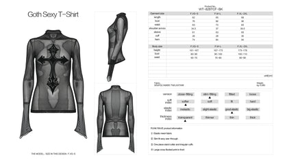 Punk Rave Antheia Top - Kate's Clothing