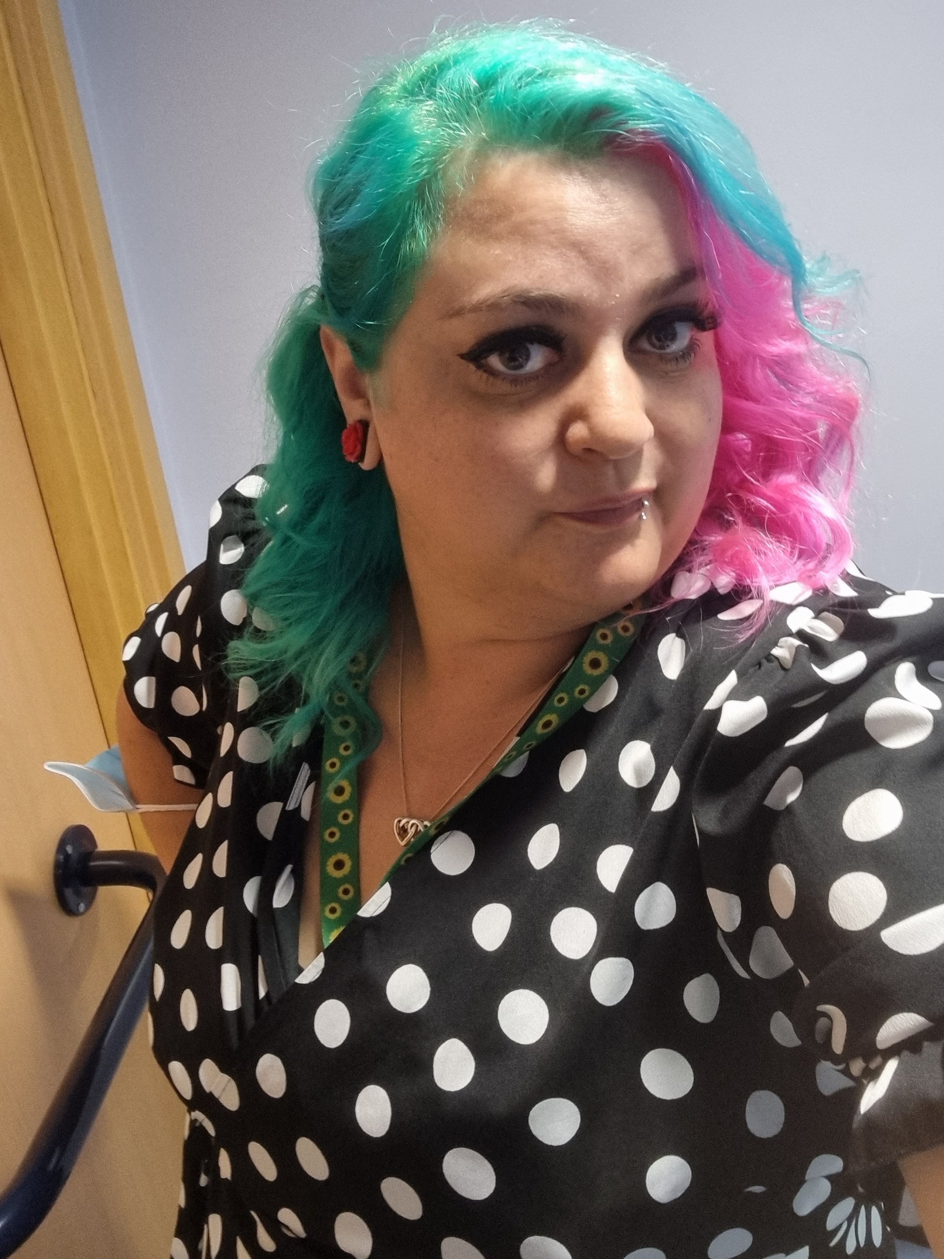 Apple Green and Flamingo Pink Directions Semi Permanent Hair Dye