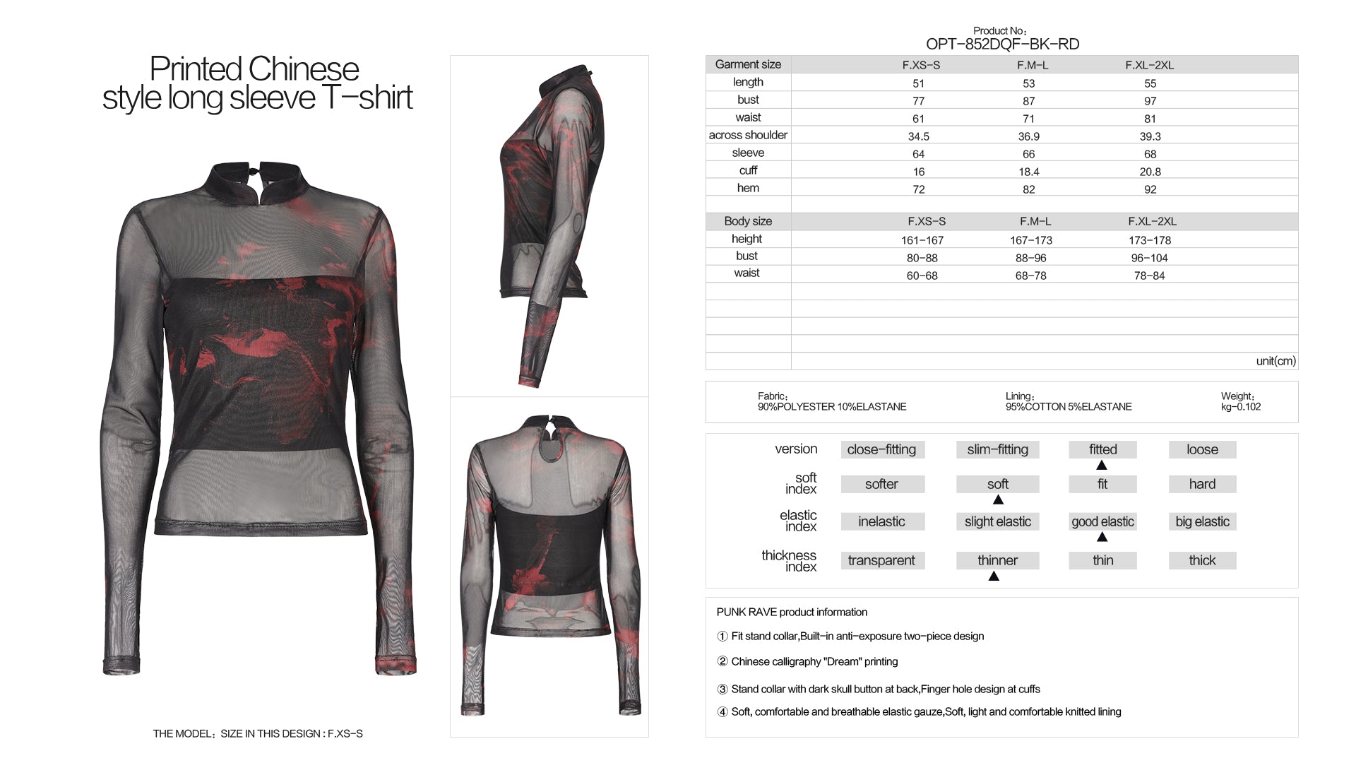 Punk Rave Azalea Top - Kate's Clothing