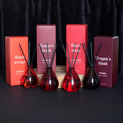 Gothic Gifts Set of 4 The Bloodline Reed Diffusers