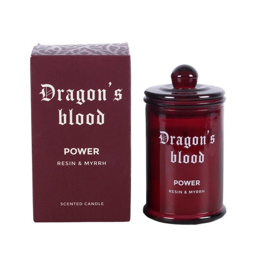 Gothic Gifts Dragon's Blood Resin & Myrrh Candle