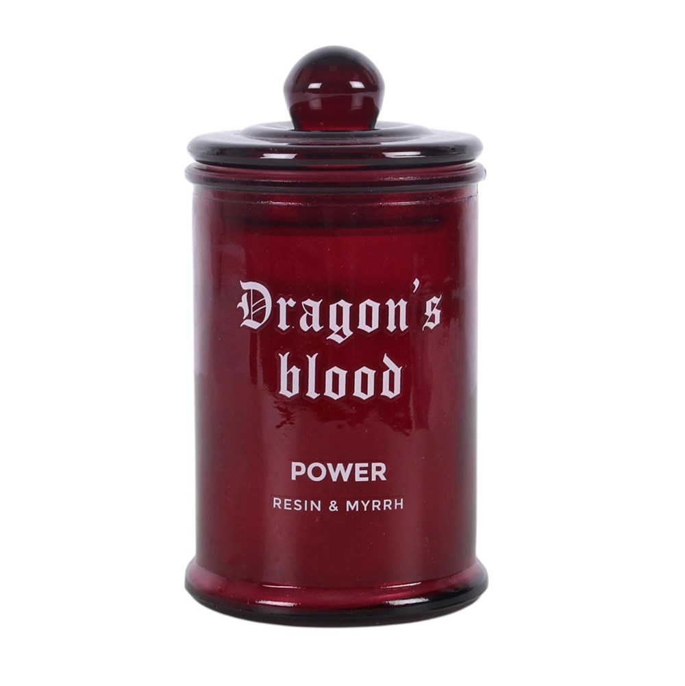 Gothic Gifts Dragon's Blood Resin & Myrrh Candle