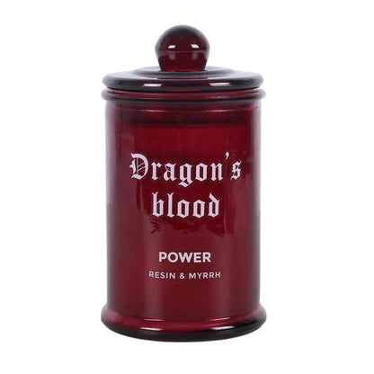 Gothic Gifts Dragon's Blood Resin & Myrrh Candle