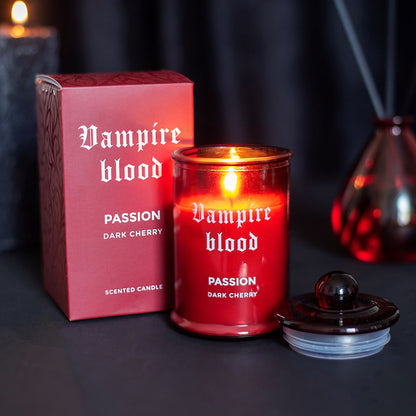 Gothic Gifts Vampire Blood Dark Cherry Candle