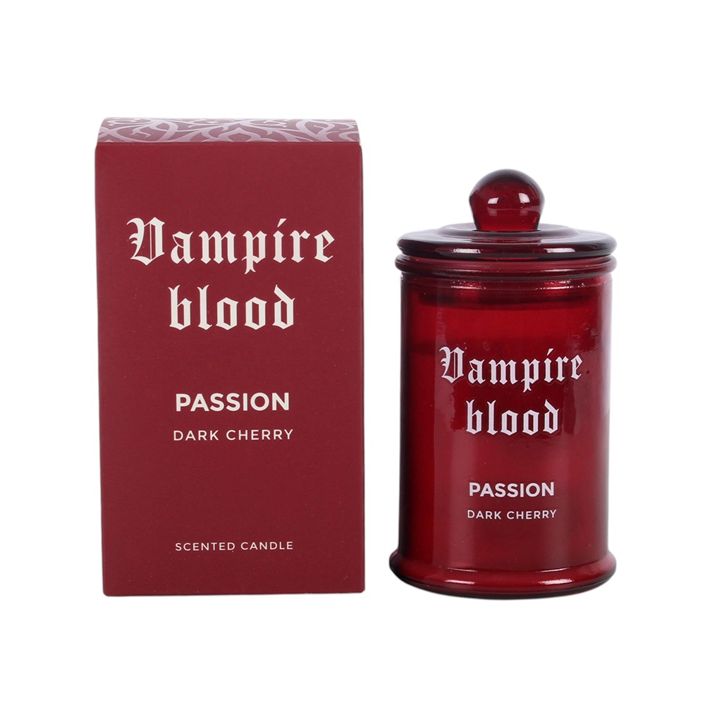 Gothic Gifts Vampire Blood Dark Cherry Candle
