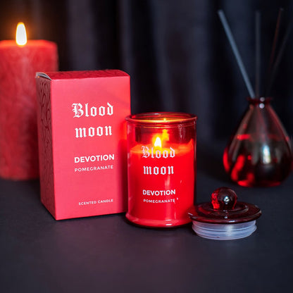 Gothic Gifts Blood Moon Pomegranate Candle