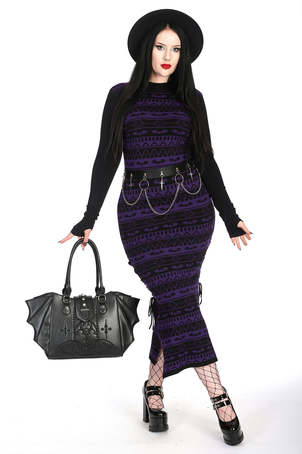 Banned Apparel Black Bat Tote Bag - Kate's Clothing