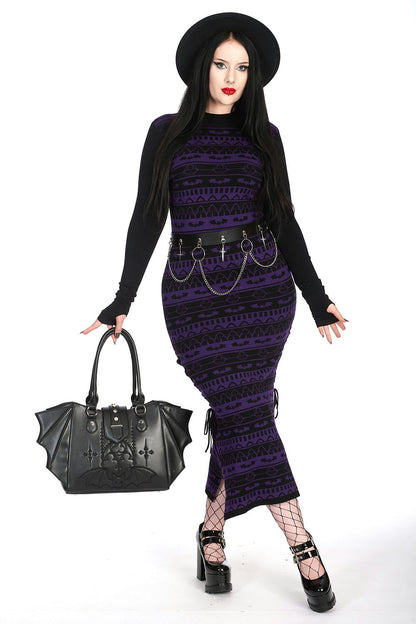 Banned Apparel Black Bat Tote Bag - Kate's Clothing