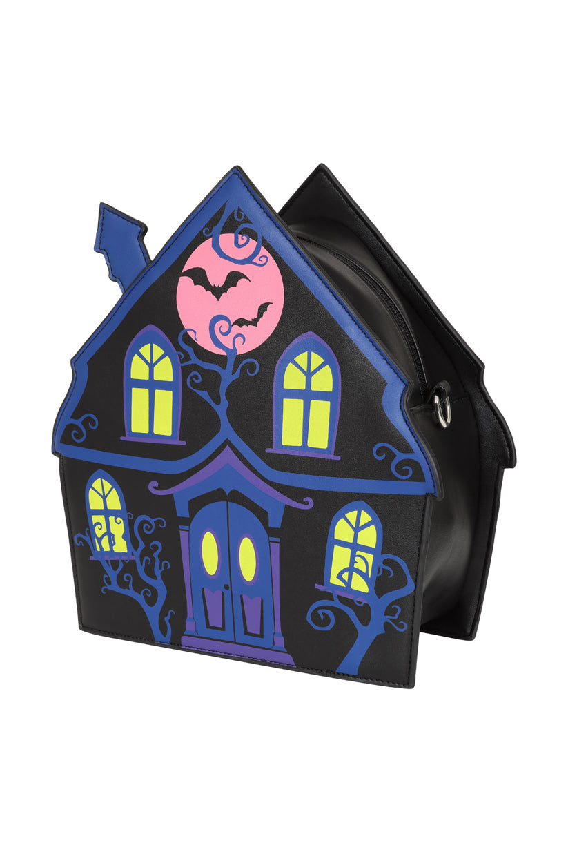 Banned Apparel Ghost House Crossbody Bag